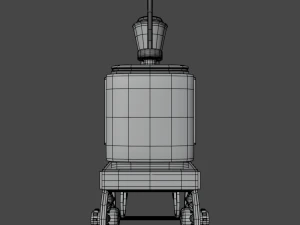 Old Toy Train 3D Model