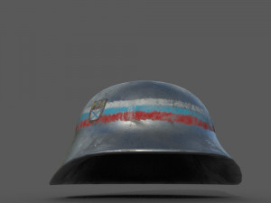 Russian Liberation Army Helmet Model 3D