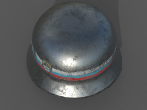 Russian Liberation Army Helmet Model 3D