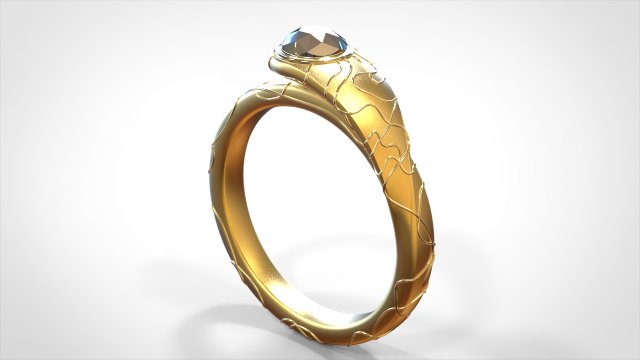 ring 3D Baskı Modeli .c4d .max .obj .3ds .fbx .stl .blend 