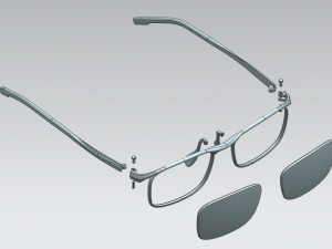 eyeglasses design spectacles 3D प्रिंट मॉडल