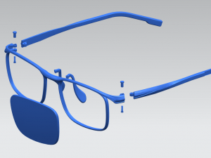 eyeglasses design spectacles 3D प्रिंट मॉडल