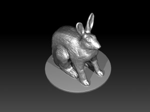 hare figure 3D Print Model