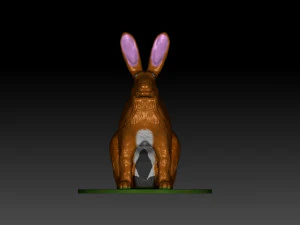 hare figure 3D Print Model
