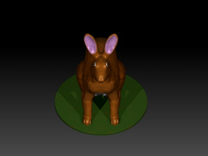 hare figure 3D Print Model