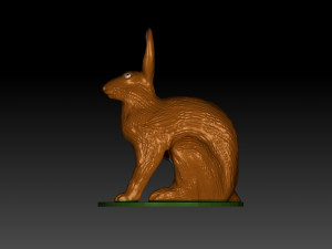 hare figure 3D Print Model