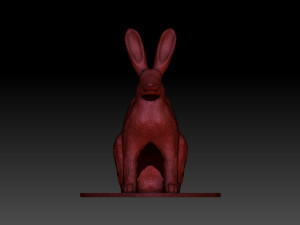 hare figure 3D Print Model
