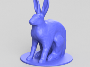 hare figure Modèles 3D en vedette