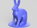 hare figure Model Cetak 3D