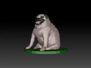 dog figure 3D Print Model