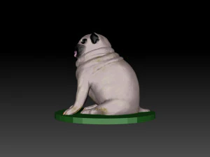dog figure 3D Print Model
