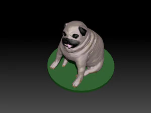 dog figure 3D Print Model