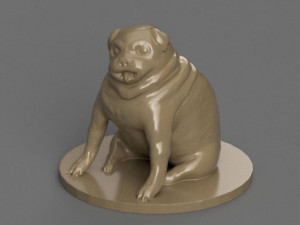 dog figure Modelo de impresión 3D