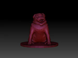 dog figure 3D Print Model