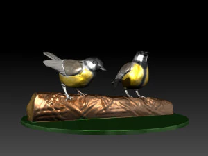 birds figure 3D Print Model