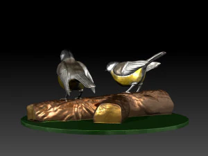 birds figure 3D Print Model