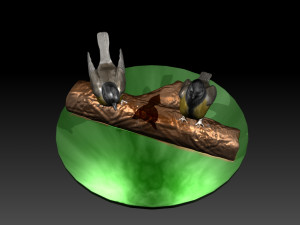 birds figure Modèles 3D en vedette