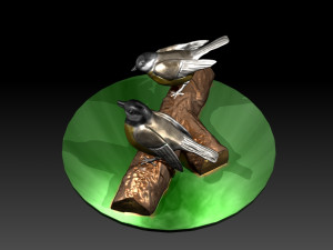 birds figure Modèles 3D en vedette