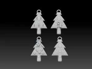 new year and christmas pack 3D Print Model