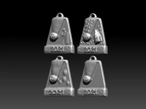 new year and christmas pack 3D Print Model
