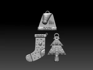 new year and christmas pack 3D Print Model