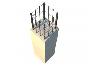sectional column 3D Model
