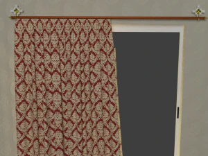 modelado de cortinas con blender Modelo 3D