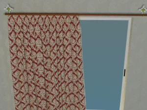 curtain modeling by blender 3D Model