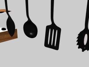 cooking tools1 3d modeling by blender 3D 模型