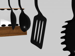 cooking tools1 3d modeling by blender 3D 模型