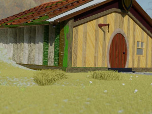 viking house 3d modeling by blender 3D Model
