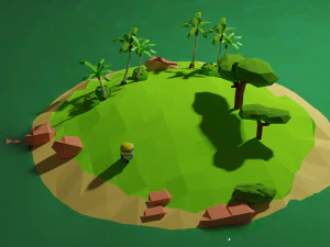 minions paradise 3d modeling by blender 3D Model