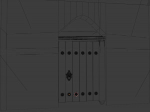wood door 3D Model