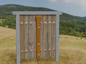 wood door Model 3D