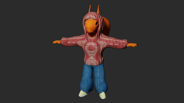 Eichh&ouml;rnchen 3D Modell .c4d .max .obj .3ds .fbx .stl .blend 