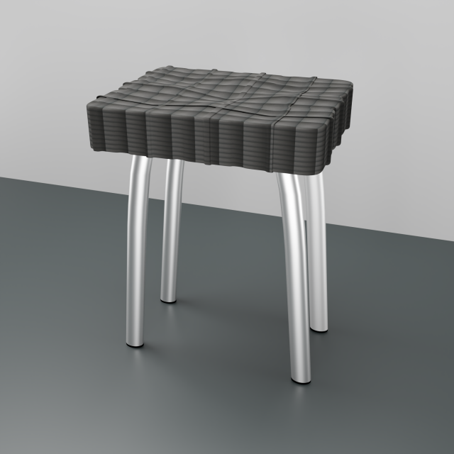 stool 3D Model .c4d .max .obj .3ds .fbx .stl .blend 
