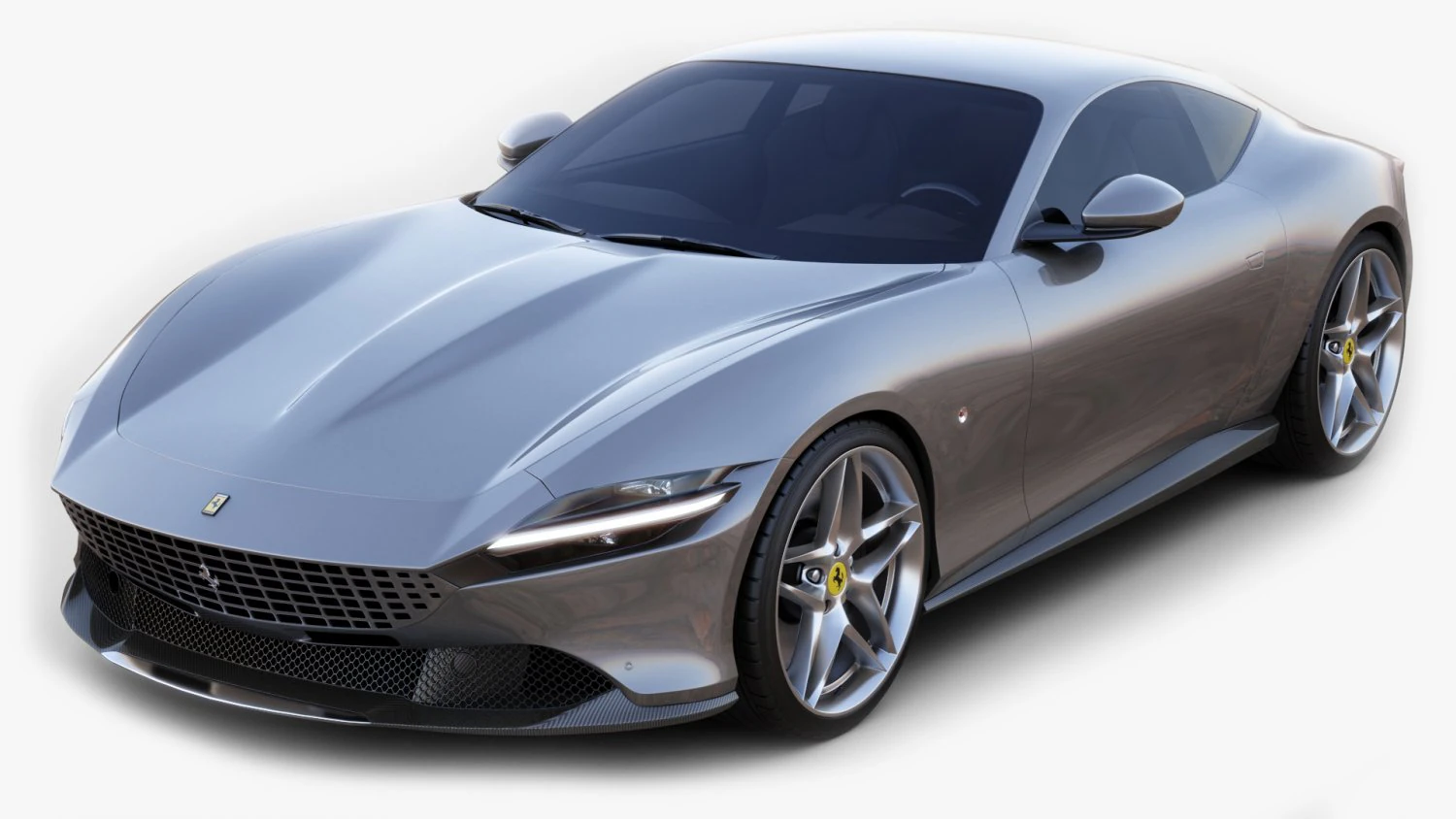 Ferrari roma 2020 3D Model .c4d .max .obj .3ds .fbx .stl .blend
