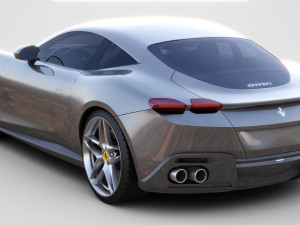 Ferrari roma 2020 3D Model