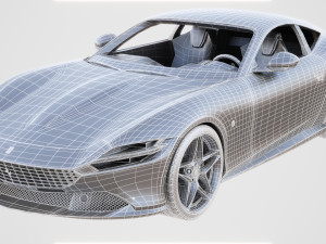 Ferrari roma 2020 3D Model