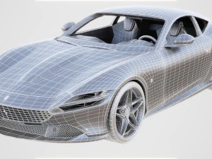 Ferrari roma 2020 3D Model