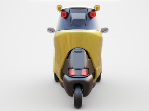 Concept 3 wheel electric vehicle Modèle 3D