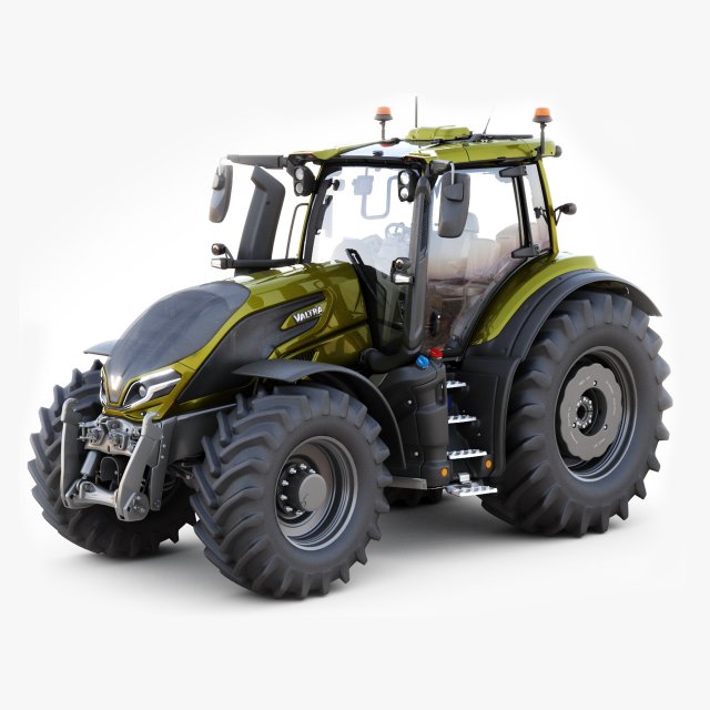 Valtra Q-series tractor 3D Model .c4d .max .obj .3ds .fbx .stl .blend 