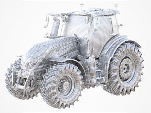 Valtra Q-series tractor 3D Model
