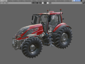 Valtra Q-series tractor 3D Model