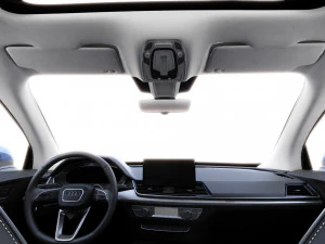Audi Q5 2021 with interior and open doors 3D Model