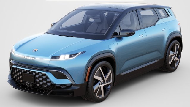 Electric Suv Ocean 2023 Modello 3D .c4d .max .obj .3ds .fbx .stl .blend 