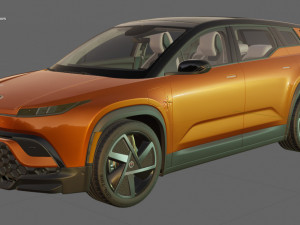 Electric Suv Ocean 2023 Modello 3D