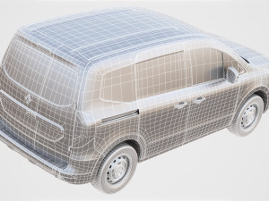 Renault Kangoo Van 3D 모델
