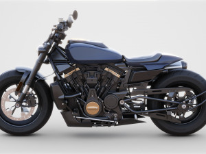 Generic American motorcycle Modelo 3D