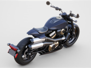 Generic American motorcycle Modelo 3D